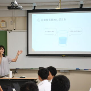 大宮工業高校にてデザインの授業を行いました