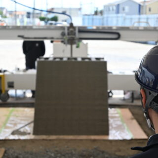 建設用３Dプリンターの現場見学会を開催しました