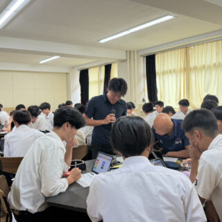 埼玉県立大宮科学技術高等学校にて出前授業を行いました。